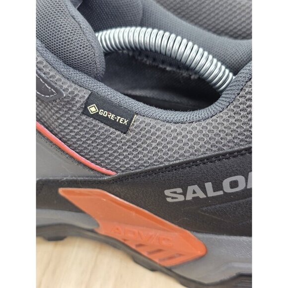 Salomon X Ultra 5 Mid GTX Men's 12 Hiking Shoes, Asphalt/Castlerock/Burnt Ochre - Picture 8 of 11